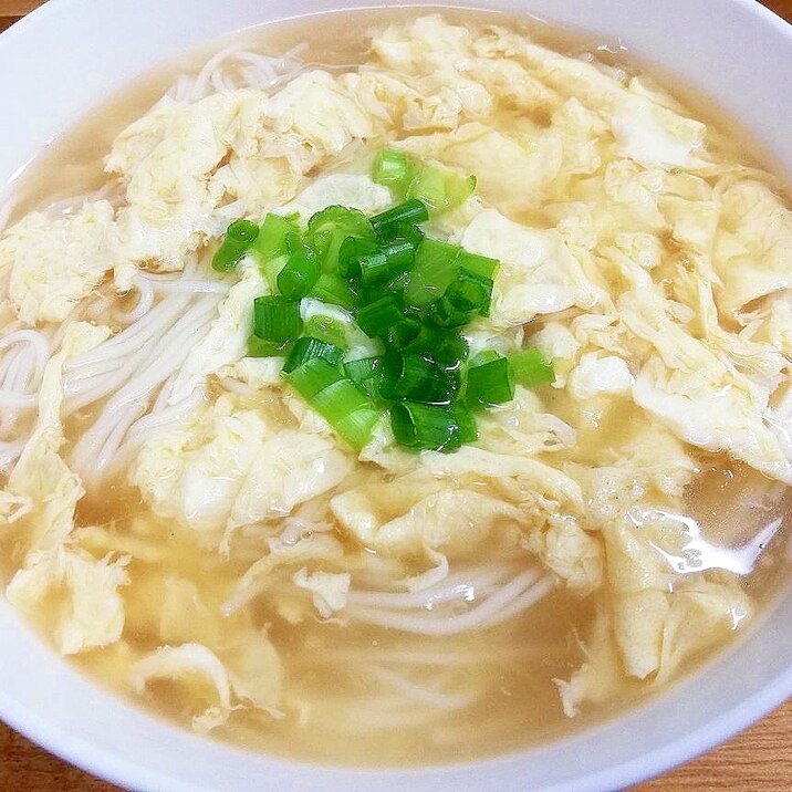 とろみ風かき玉にゅうめん